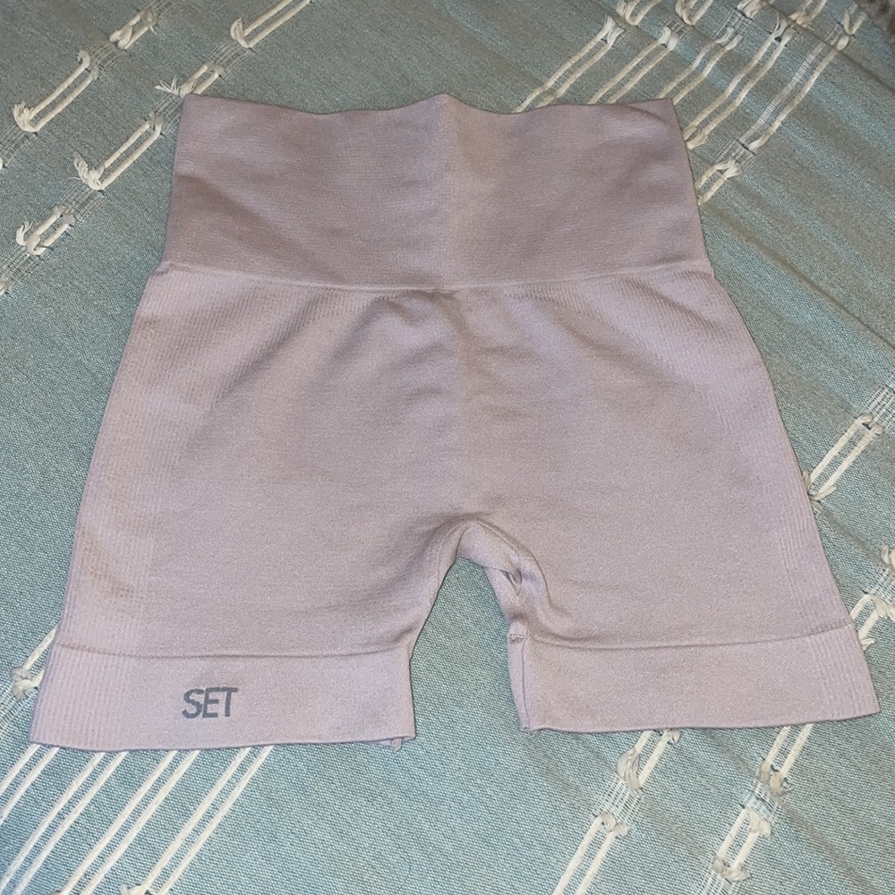 SET Active Sculptflex Ribbed Biker Shorts